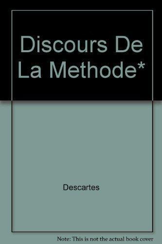 René Descartes: Discours de la méthode (French language)